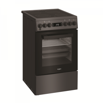 Whirlpool Cooker | W5V8LCSA | Hob type Vitroceramic | Oven type Electric | Anthracite | Width 50 cm | Depth 60 cm | 60 L Whirlpool Cooker | W5V8LCSA | Hob type Vitroceramic | Oven type Electric | Anthracite | Width 50 cm | Depth 60 cm | 60 L