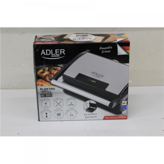 SALE OUT. Adler AD 3052 Electric grill, Non-stick grill plates | Adler Electric Grill | AD 3052 | Table | 1200 W | Stainless ste