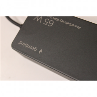 SALE OUT. Cablexpert NPA-AC-PDQC65-01 65 W PowerDelivery GaN USB Type-C fast charger, black | Cablexpert 65 W PowerDelivery GaN 