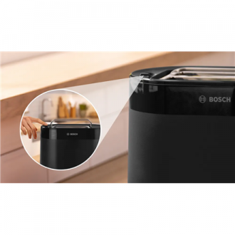 Bosch Compact Toaster | TAT2M123 MyMoment | Power 950 W | Number of slots 2 | Housing material Plastic | Black Bosch Compact Toaster | TAT2M123 MyMoment | Power 950 W | Number of slots 2 | Housing material Plastic | Black