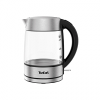 TEFAL | Kettle | KI772D | Electric | 2400 W | 1.7 L | Glass | 360 rotational base | Stainless Steel/Black TEFAL | Kettle | KI772D | Electric | 2400 W | 1.7 L | Glass | 360 rotational base | Stainless Steel/Black
