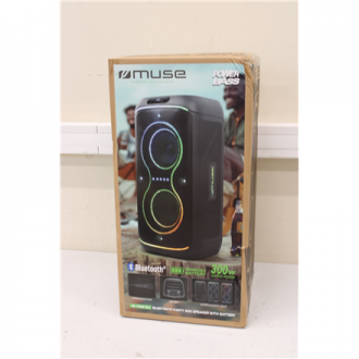 SALE OUT. Muse M-1930 DJ Bluetooth Party Box Speaker, Black | Muse Party Box Speaker | M-1930 DJ | DAMAGED PACKAGING, SCRATCHES 