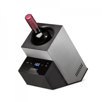 Caso | Wine Cooler | WineCase Deluxe Inox | Bottles capacity 1 | Black/Silver Caso | Wine Cooler | WineCase Deluxe Inox | Bottles capacity 1 | Black/Silver