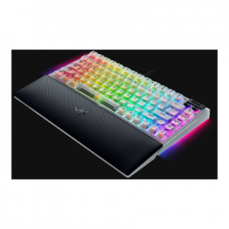 Razer Hot-swappable Mechanical Gaming Keyboard | BlackWidow V4 75% | Gaming Keyboard | Wired | US | Phantom White Edition | USB Razer Hot-swappable Mechanical Gaming Keyboard | BlackWidow V4 75% | Gaming Keyboard | Wired | US | Phantom White Edition | USB