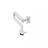 Arozzi Desk Mount | Neo Single - Gas Spring Monitor Arm AZ-ALZARE-NEO-WT | Tilt, Swivel, Rotation | Maximum weight (capacity) 9 Arozzi Desk Mount | Neo Single - Gas Spring Monitor Arm AZ-ALZARE-NEO-WT | Tilt, Swivel, Rotation | Maximum weight (capacity) 9