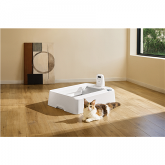 PETKIT Purobot Crystal Duo with Camera Self-Cleaning Cat Litter Box | White