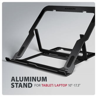 AXAGON STND-LAB stand for laptops and tablets | Adjustable Height, Angle | 10-17.3 