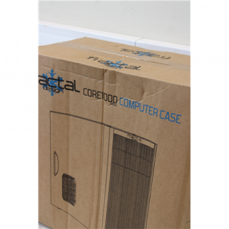 SALE OUT. Fractal Design | Core 1000 USB 3.0 | Black | Micro ATX | DAMAGED PACKAGING, BENT ON THE SIDE | Power supply included N