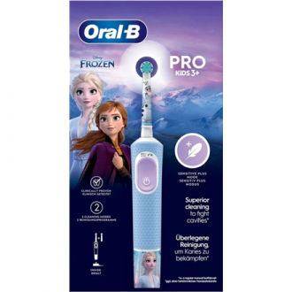 Oral-B Electric Toothbrush | Vitality Pro Frozen | Rechargeable | For children | Number of brush heads included 1 | Number of te
