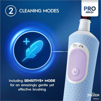 Oral-B Electric Toothbrush | Vitality Pro Frozen | Rechargeable | For children | Number of brush heads included 1 | Number of te