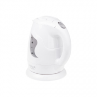 Adler | Kettle | AD 08 | Standard | 850 W | 1 L | Plastic | 360 rotational base | White Adler | Kettle | AD 08 | Standard | 850 W | 1 L | Plastic | 360 rotational base | White