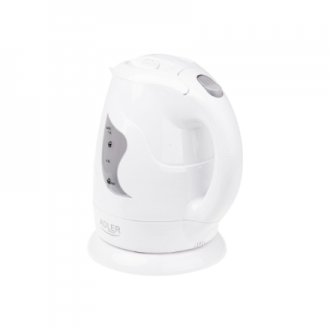 Adler | Kettle | AD 08 | Standard | 850 W | 1 L | Plastic | 360 rotational base | White