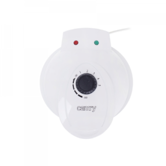 Camry | Waffle maker | CR 3022 | 1000 W | Number of pastry 5 | Heart shaped | White Camry | Waffle maker | CR 3022 | 1000 W | Number of pastry 5 | Heart shaped | White