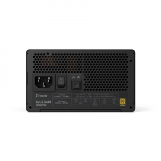 Fractal Design Power Supply, Black | Ion 3 Gold | 1000 W