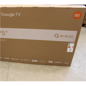SALE OUT. Xiaomi QLED TV A Pro 2026 | 75 | Smart TV | Google TV | 4K UHD | UNPACKED AS DEMO SALE OUT. Xiaomi QLED TV A Pro 2026 | 75 | Smart TV | Google TV | 4K UHD | UNPACKED AS DEMO