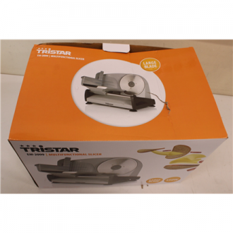 SALE OUT. Tristar Food Slicer | EM-2099 | Metallic silver | 150 W | DAMAGED PACKAGING