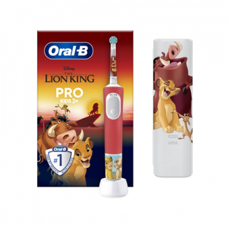 Braun | Electric Toothbrush | Vitality PRO Kids 3+ Lion King | Rechargeable | For children | Number of brush heads included 1 | 
