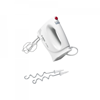 Bosch Hand Mixer MFQ3030 Hand Mixer 350 W Number of speeds 4 Stainless steel/Plastic Turbo mode White Bosch Hand Mixer MFQ3030 Hand Mixer 350 W Number of speeds 4 Stainless steel/Plastic Turbo mode White
