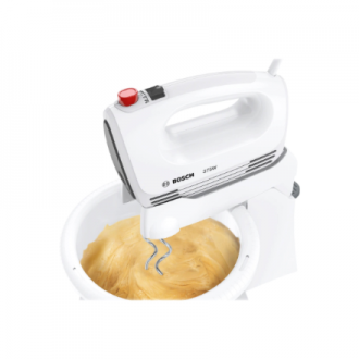 Bosch | Mixer | CleverMixx MFQ2600G | Mixer with bowl | 375 W | Number of speeds 4 | Turbo mode | White Bosch | Mixer | CleverMixx MFQ2600G | Mixer with bowl | 375 W | Number of speeds 4 | Turbo mode | White