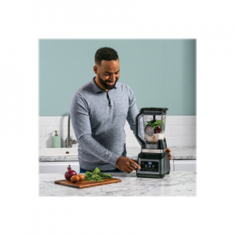 NINJA Mixer Blender 2in1 with Auto IQ | BN750EU | Tabletop | 1200 W | Jar material Plastic | Jar capacity 2.1+0.7 L | Ice crushi NINJA Mixer Blender 2in1 with Auto IQ | BN750EU | Tabletop | 1200 W | Jar material Plastic | Jar capacity 2.1+0.7 L | Ice crushi