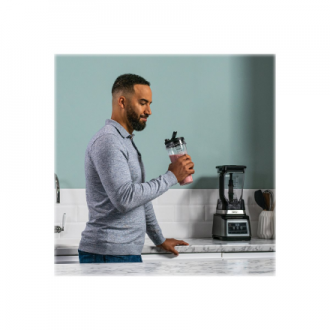 NINJA Mixer Blender 2in1 with Auto IQ | BN750EU | Tabletop | 1200 W | Jar material Plastic | Jar capacity 2.1+0.7 L | Ice crushi NINJA Mixer Blender 2in1 with Auto IQ | BN750EU | Tabletop | 1200 W | Jar material Plastic | Jar capacity 2.1+0.7 L | Ice crushi
