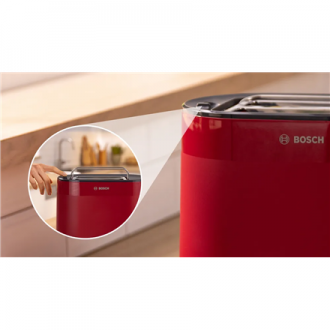 Bosch Compact Toaster | TAT2M124 MyMoment | Power 950 W | Number of slots 2 | Housing material Plastic | Red Bosch Compact Toaster | TAT2M124 MyMoment | Power 950 W | Number of slots 2 | Housing material Plastic | Red