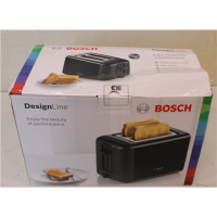 SALE OUT. Bosch TAT3P423 Toaster, Black | Bosch DesignLine Toaster | TAT3P423 | Power 970 W | Number of slots 2 | Housing materi 