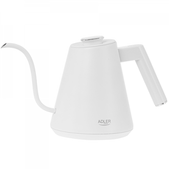 Adler | Kettle | AD 1349w | Electric | 1100 W | 1 L | Stainless Steel | 360 rotational base | White Adler | Kettle | AD 1349w | Electric | 1100 W | 1 L | Stainless Steel | 360 rotational base | White