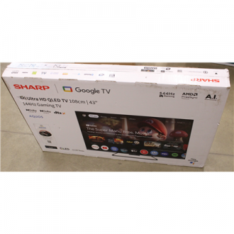SALE OUT. Sharp 43HR7265E | 43 | Smart TV | Google TV | Black | DAMAGED PACKAGING SALE OUT. Sharp 43HR7265E | 43 | Smart TV | Google TV | Black | DAMAGED PACKAGING