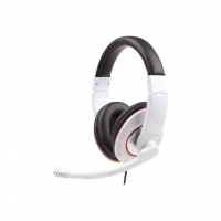 Gembird | MHS-001-GW | Stereo headset | Built-in microphone | 3.5 mm | Glossy white