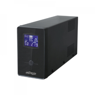 EnerGenie | UPS with USB and LCD display, Black | 1200 VA EnerGenie | UPS with USB and LCD display, Black | 1200 VA