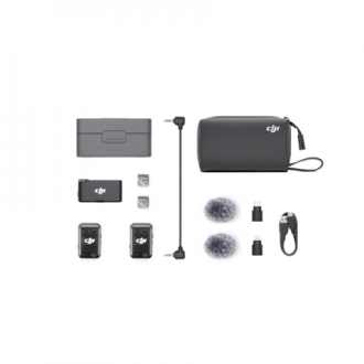 DJI | Mic 2 Wireless Microphone Set, 2 TX + 1 RX + Charging Case DJI | Mic 2 Wireless Microphone Set, 2 TX + 1 RX + Charging Case