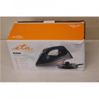 SALE OUT. ETA ETA127690000 Kiara Iron, Ceramic, 2200 W, Water tank 220 ml, Black | ETA | Iron | Kiara ETA127690000 | Cordless St