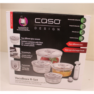 SALE OUT. | Caso | Vacuum freshness containers round | 01187 | Set of 4 | DOES NOT HOLD IS THE VACUUM SALE OUT. | Caso | Vacuum freshness containers round | 01187 | Set of 4 | DOES NOT HOLD IS THE VACUUM