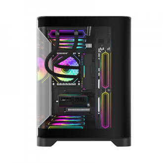 Gamemax Case | HYPE-M BK | Black | Micro | Power supply included No
