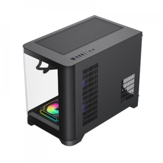 Gamemax Case | HYPE-M BK | Black | Micro | Power supply included No