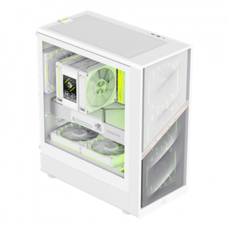 Gamemax Case | AERIS 330 MW | White | Mini Tower | Power supply included No Gamemax Case | AERIS 330 MW | White | Mini Tower | Power supply included No