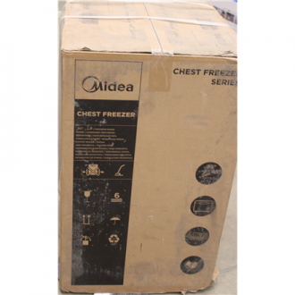 SALE OUT. Midea Freezer | MDRC152FEE01 | Energy efficiency class E | Chest | Free standing | Height 85 cm | Total net capacity 9