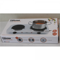 SALE OUT. Tristar Free standing table hob | KP-6245 | Number of burners/cooking zones 2 | Rotary | White | DAMAGED PACKAGING | E 