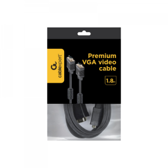 Cablexpert | 1.8m HD15 M/M | VGA (D-Sub) | VGA (D-Sub) | VGA to VGA | 1.8 m Cablexpert | 1.8m HD15 M/M | VGA (D-Sub) | VGA (D-Sub) | VGA to VGA | 1.8 m