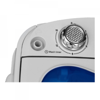 Adler | Washing machine | AD 8051 | Top loading | Washing capacity 3 kg | Unspecified RPM | Depth 37 cm | Width 38 cm | White/Bl Adler | Washing machine | AD 8051 | Top loading | Washing capacity 3 kg | Unspecified RPM | Depth 37 cm | Width 38 cm | White/Bl