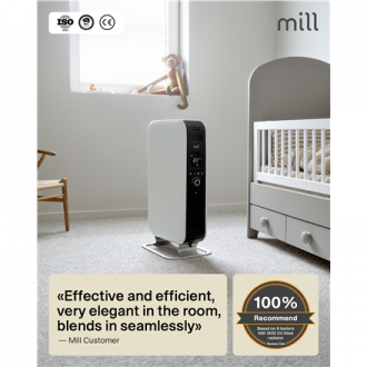 Mill | Heater | AB-H2000DN | Oil Filled Radiator | Number of power levels 3 | Power 2000 W | Suitable for rooms up to 24-34 m | 