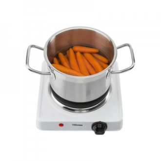 Tristar | Free standing table hob | KP-6185 | Number of burners/cooking zones 1 | Rotary | Black, White | Electric Tristar | Free standing table hob | KP-6185 | Number of burners/cooking zones 1 | Rotary | Black, White | Electric