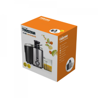 Juicer | Tristar | SC-2284 | Type Centrifugal juicer | Black/Stainless steel | 400 W | Number of speeds 2 Juicer | Tristar | SC-2284 | Type Centrifugal juicer | Black/Stainless steel | 400 W | Number of speeds 2