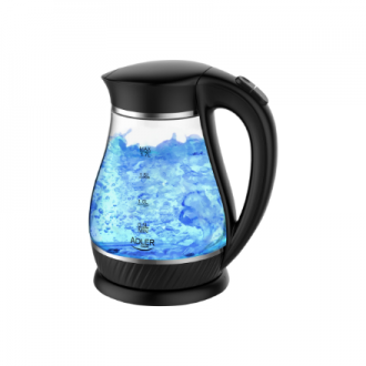 Adler | Kettle | AD 1274 | Standard | 2200 W | 1.7 L | Plastic/Glass | 360 rotational base | Black/ transparent Adler | Kettle | AD 1274 | Standard | 2200 W | 1.7 L | Plastic/Glass | 360 rotational base | Black/ transparent