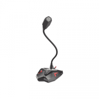 Genesis | Gaming microphone | Radium 100 | Black and red | USB 2.0 Genesis | Gaming microphone | Radium 100 | Black and red | USB 2.0
