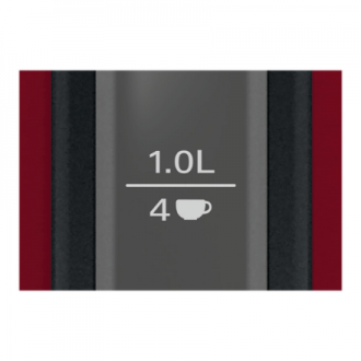 Bosch | Kettle | DesignLine TWK3P424 | Electric | 2400 W | 1.7 L | Stainless steel | 360 rotational base | Red