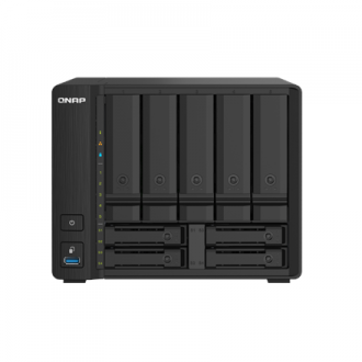 QNAP | 9-Bay QTS NAS | TS-932PX-4G | Up to 9 HDD/SSD Hot-Swap | AnnapurnaLabs Alpine | AL324 ARM Cortex-A57 Quad-Core | Processo QNAP | 9-Bay QTS NAS | TS-932PX-4G | Up to 9 HDD/SSD Hot-Swap | AnnapurnaLabs Alpine | AL324 ARM Cortex-A57 Quad-Core | Processo