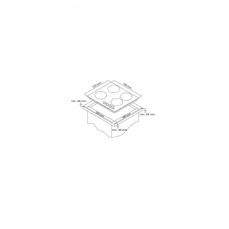 Simfer | Hob | H6.040.DECSP | Vitroceramic | Number of burners/cooking zones 4 | Touch | Black Simfer | Hob | H6.040.DECSP | Vitroceramic | Number of burners/cooking zones 4 | Touch | Black