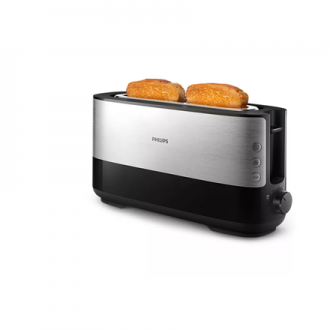 Philips | Toaster | HD2692/90 Viva Collection | Power 950 W | Number of slots 2 | Housing material Metal/Plastic | Black